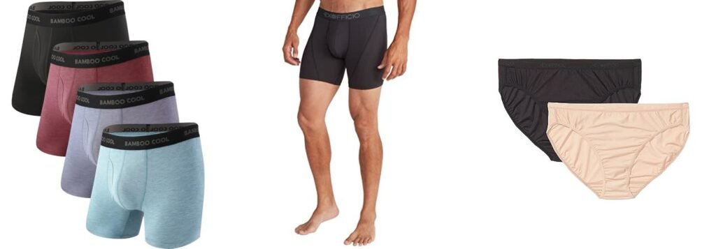 Backpacking Underwear combined image