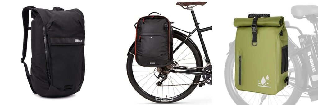 Backpacks For Commuting By Bike combined image