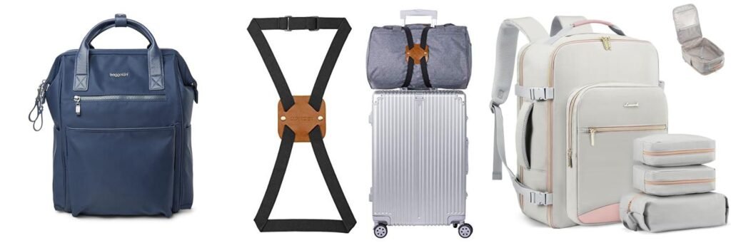 Backpacks With Luggage Sleeve combined image