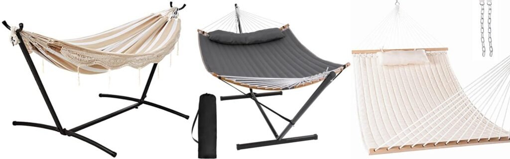 Backyard Hammocks combined image