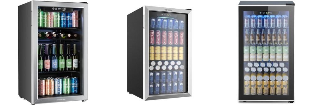 Beverage Cooler Fridge combined image