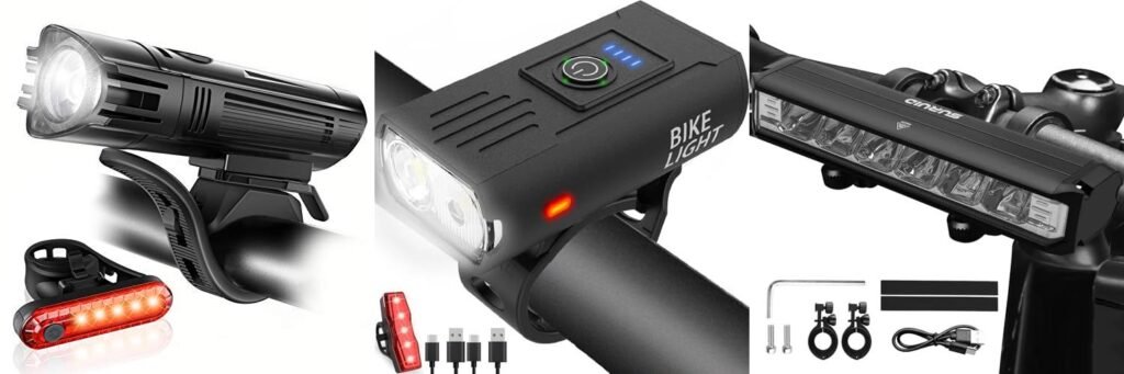 Bicycle Headlamp combined image