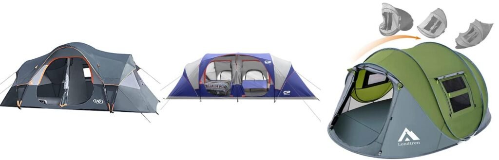 Big Tent For Camping combined image