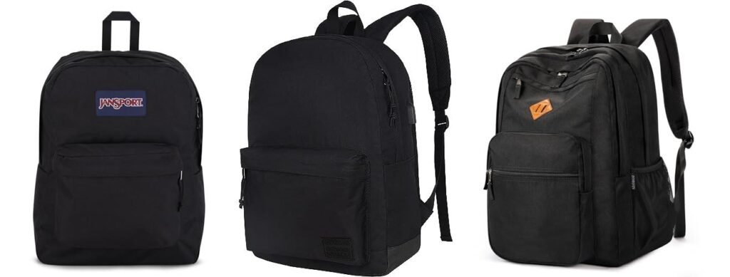 Black Backpacks combined image
