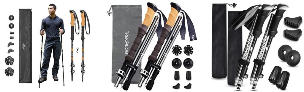 Budget Trekking Poles combined image