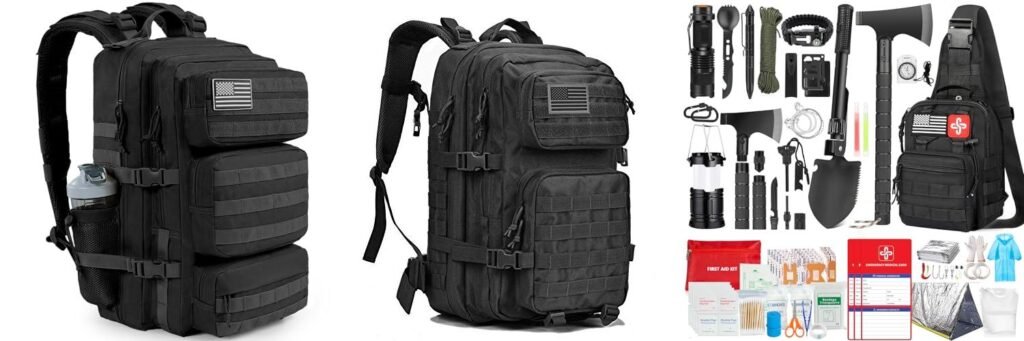 Bug Out Bag Backpack combined image