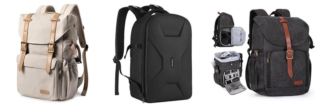 Camera Backpack For Travel combined image