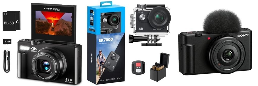 Camera For Gym Content combined image