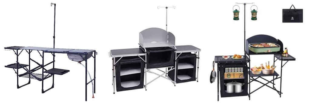 Camp Kitchen Setup combined image