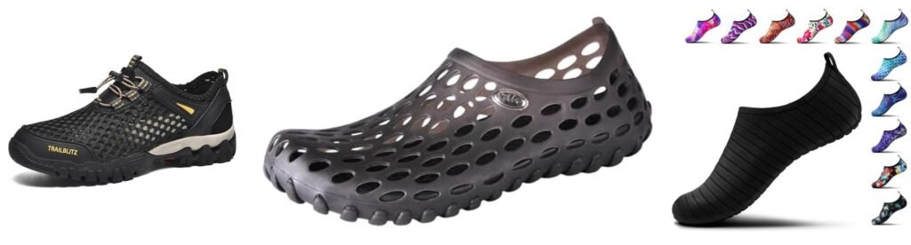 Camp Shoes For Backpacking combined image