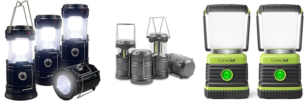Camping Lanterns combined image