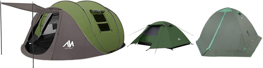 Camping Tents For Cold Weather combined image