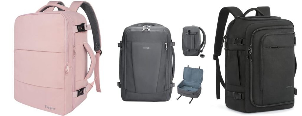 Carry On Backpack Under Seat combined image