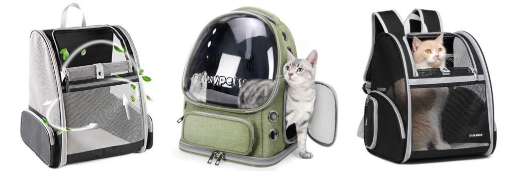 Cat Backpack Carrier combined image