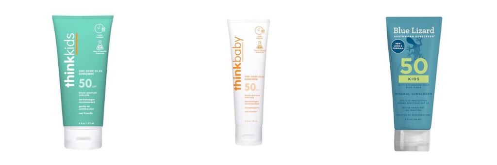 Clean Sunscreen For Kids combined image