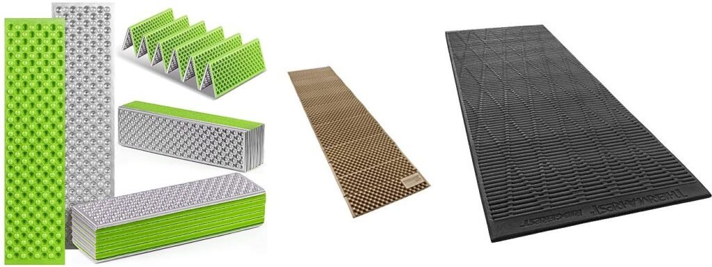 Closed Cell Foam Sleeping Pad combined image