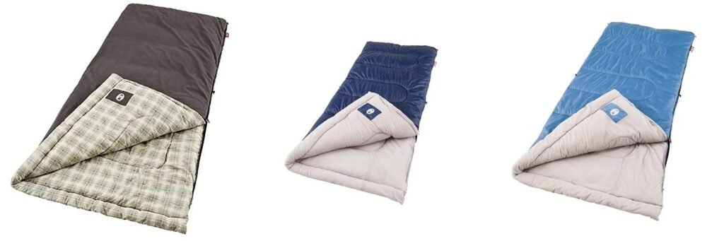 Coleman Sleeping Bag combined image