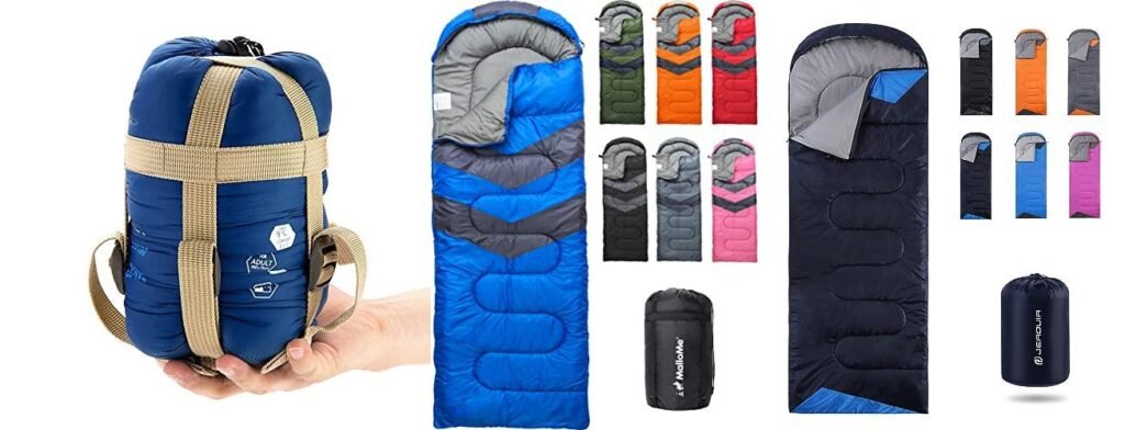 Compact Sleeping Bag combined image