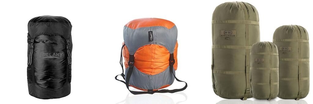 Compression Bag For Sleeping Bag combined image