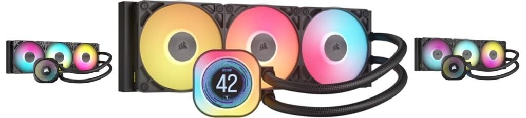 Corsair Liquid Cooler combined image