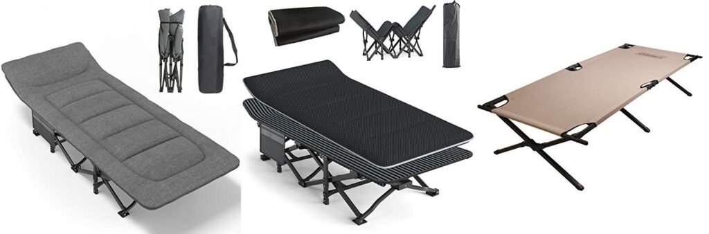 Cots For Tent Camping combined image