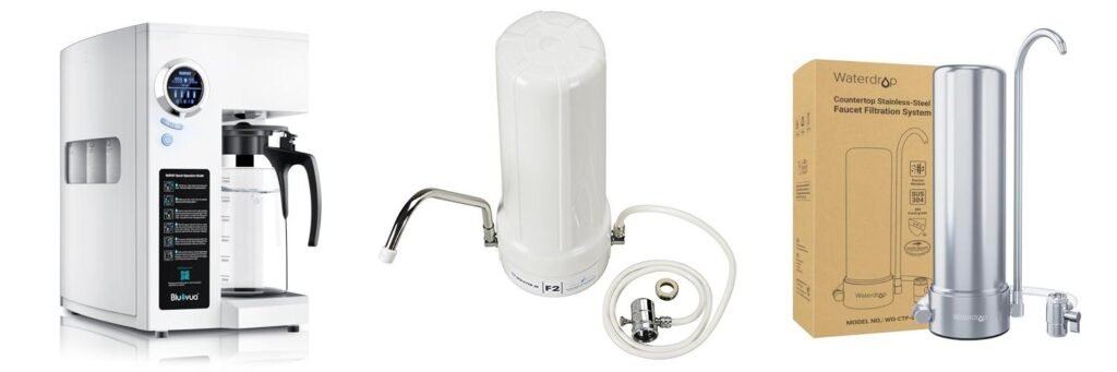 Countertop Water Filter Fluoride combined image