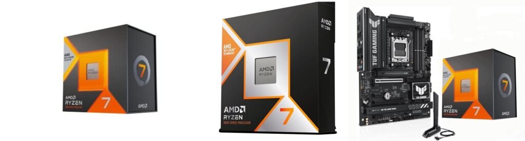 Cpu Cooler For Amd Ryzen 7 7800X3D combined image