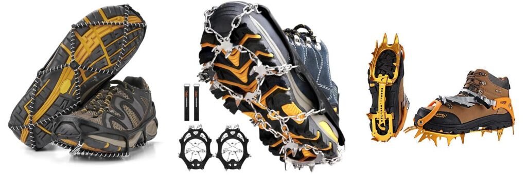 Crampons For Hiking Boots combined image