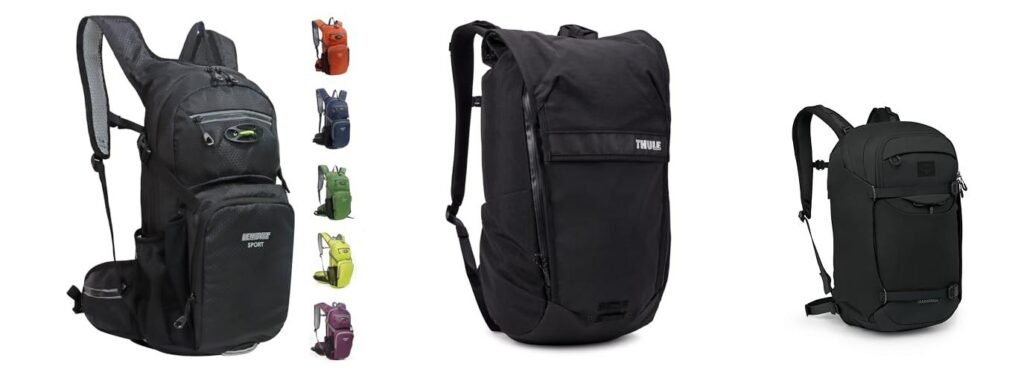 Cycling Commuter Backpack combined image