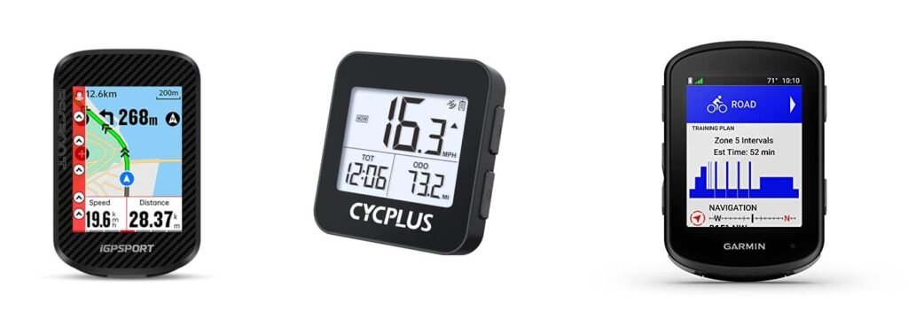 Cycling Gps Computers combined image