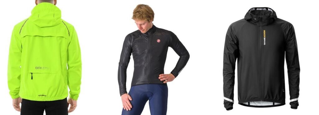 Cycling Rain Jacket combined image