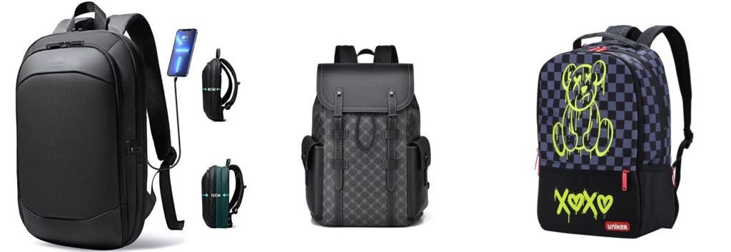 Designer Backpacks MenS combined image