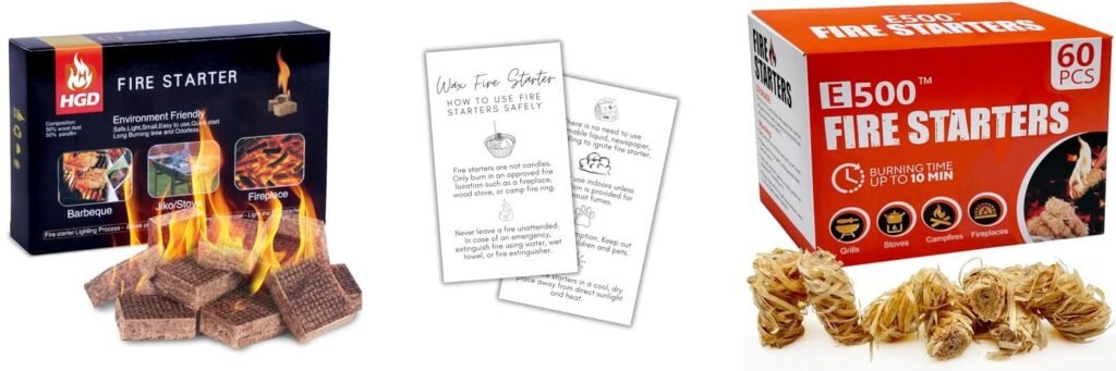 Diy Fire Starter combined image