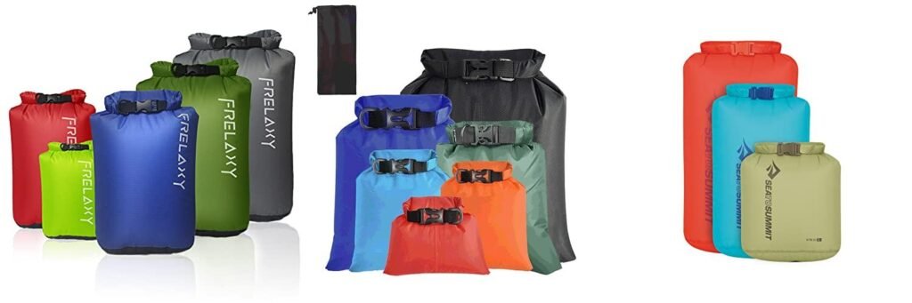 Dry Bags For Backpacking combined image