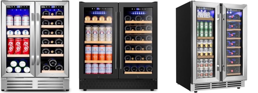 Dual Zone Wine And Beverage Cooler combined image