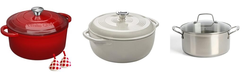 Dutch Oven For Induction Cooktop combined image