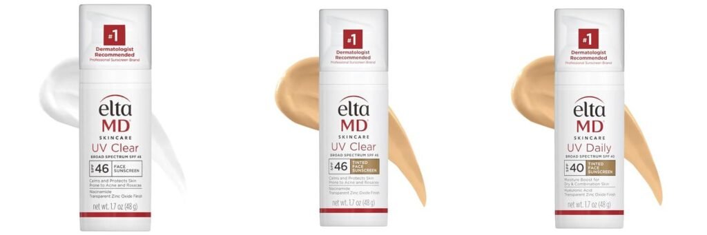 Face Sunscreen combined image