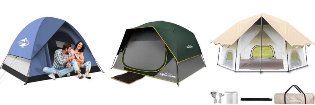 Festival Camping Tent combined image