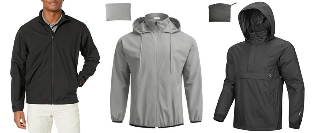 Golf Rain Jackets combined image
