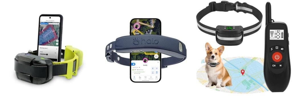 Gps Fence Dog Collar combined image
