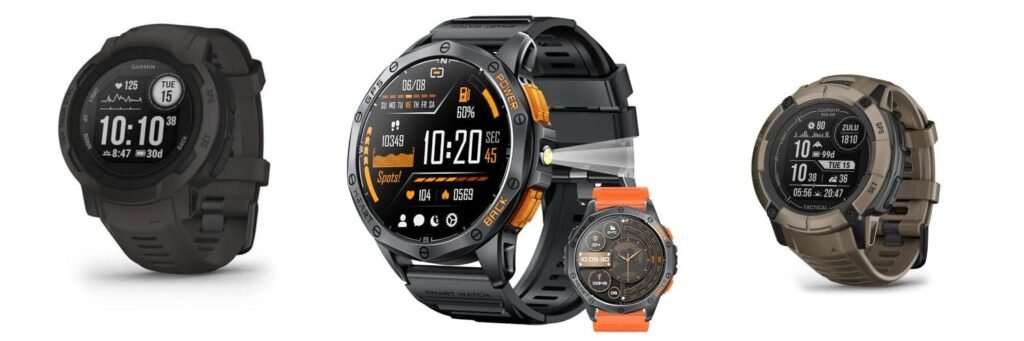 Gps Watches For Hiking combined image