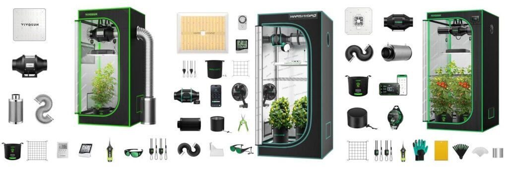 Grow Tent Kits combined image