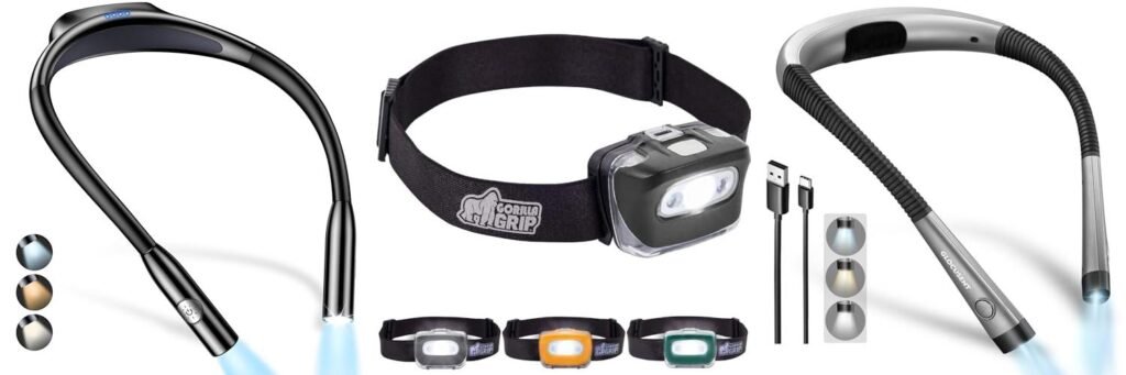 Headlamp For Reading combined image