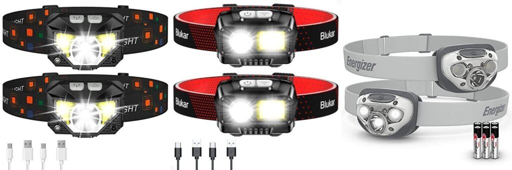 Headlamp Waterproof combined image