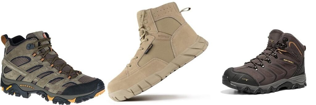 Hiking Boots For The Desert combined image