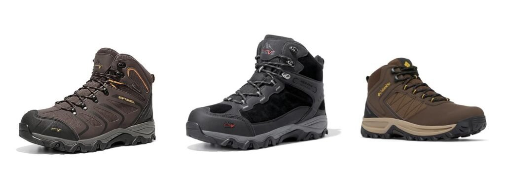Hiking Boots For Wide Feet Mens combined image