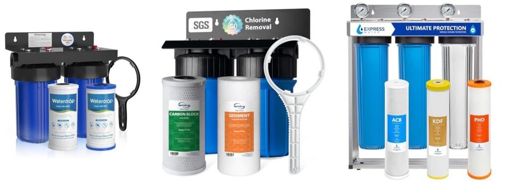 House Water Filter Systems combined image