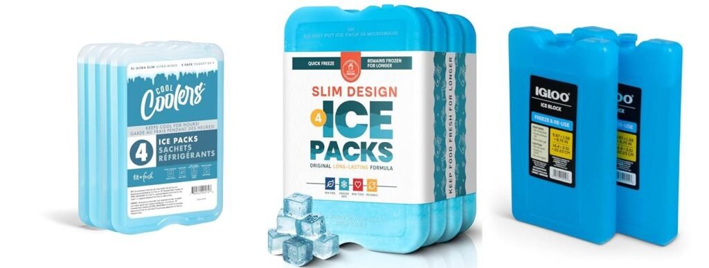 Ice Packs Coolers combined image