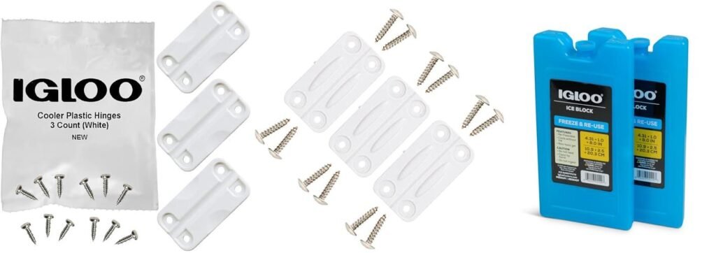 Igloo Cooler For Ice Retention combined image