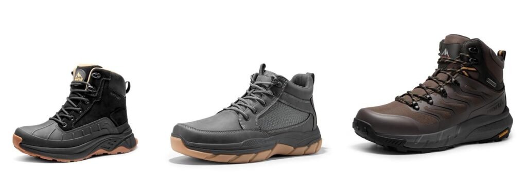 Inexpensive Hiking Boots combined image